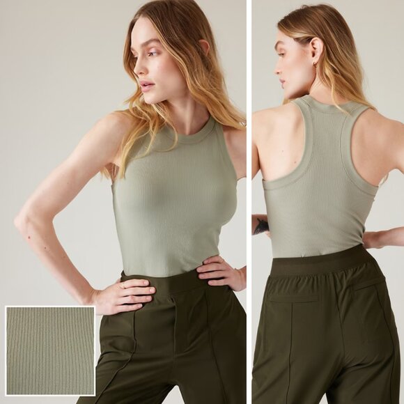 Athleta Tops - Athleta Renew Racerback Tank in Light Sage Green, Size XL